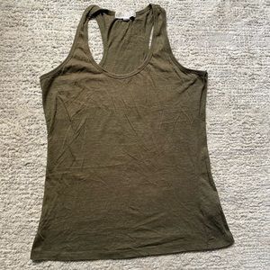 Forever 21 Hunter Green Racerback Tank Top Size M